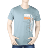 Men's Half sleeves Printed Round Neck T-Shirt - Light Grey, Men, T-Shirts And Polos, Chase Value, Chase Value