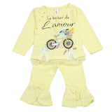Newborn Girls Pajama Suit - Lemon, Newborn Girls Sets & Suits, Chase Value, Chase Value