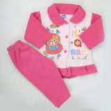 Newborn Girl Full Sleeves Polar Suit - Pink, Kids, NB Girls Sets And Suits, Chase Value, Chase Value