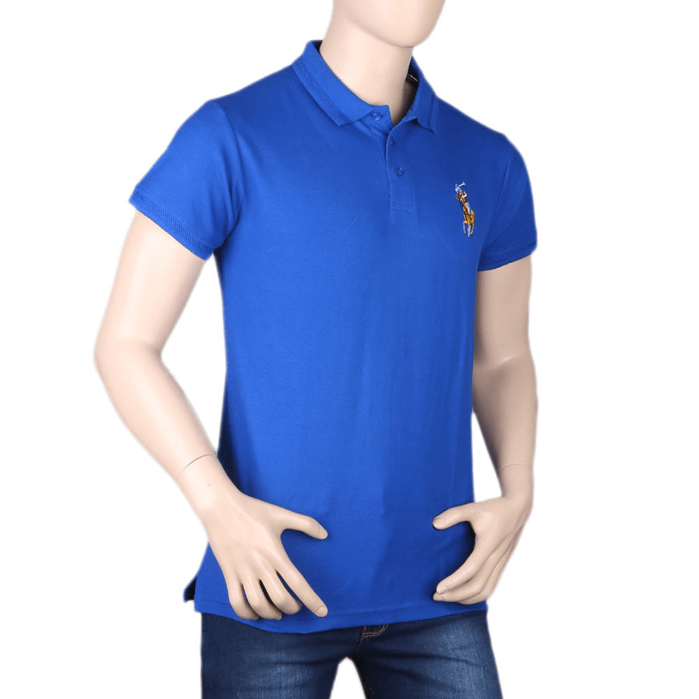 Men's Half Sleeves T-Shirt - Royal Blue, Men, T-Shirts And Polos, Chase Value, Chase Value