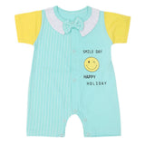 Newborn Boys Romper - Cyan, Kids, NB Boys Rompers, Chase Value, Chase Value