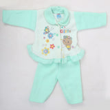 Newborn Girl Full Sleeves Polar Suit 8275 - Green, Kids, NB Girls Sets And Suits, Chase Value, Chase Value