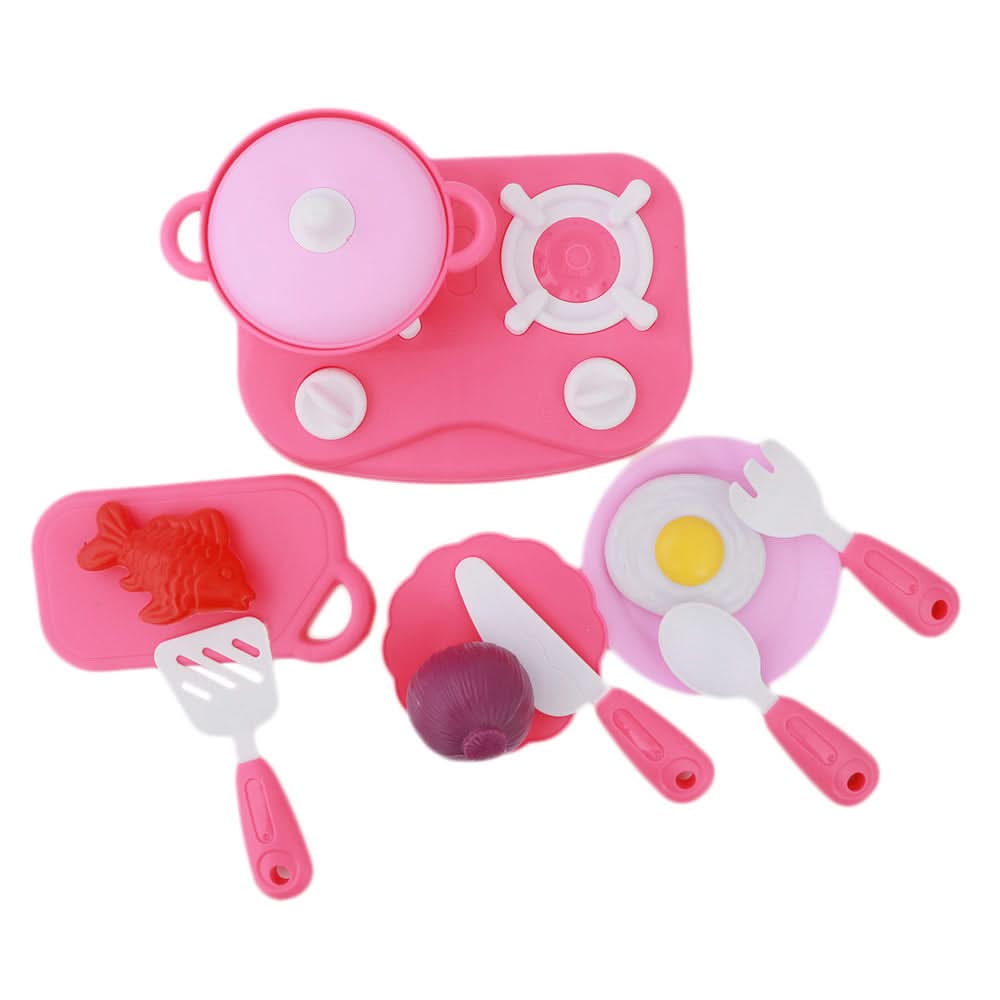Kitchen Cooking Set For Kids - Pink, Kids, Cosmetic and Kitchen Sets, Chase Value, Chase Value