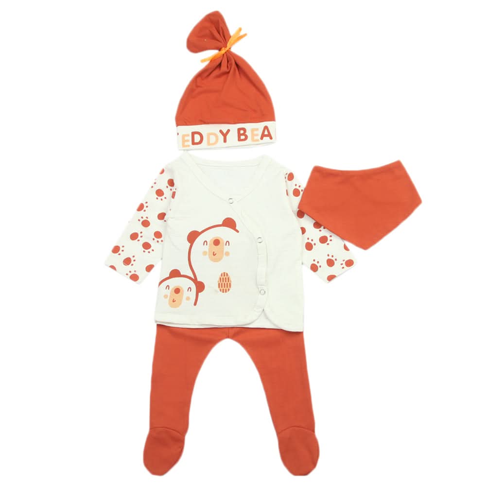 Newborn Boys Full Sleeves Suit - Rust, Newborn Boys Sets & Suits, Chase Value, Chase Value