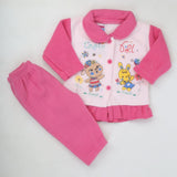 Newborn Girl Full Sleeves Polar Suit - Pink, Kids, NB Girls Sets And Suits, Chase Value, Chase Value