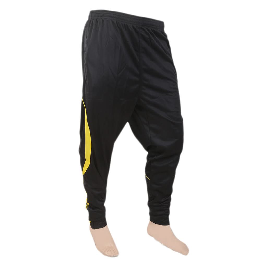 Men's Trouser - Black & Yellow, Men, Lowers And Sweatpants, Chase Value, Chase Value