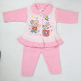 Newborn Girl Full Sleeves Polar Suit - Pink, Kids, NB Girls Sets And Suits, Chase Value, Chase Value