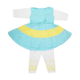 Girls Fancy Frock 2 Pcs - Sea Green, Kids, Girls Frocks, Chase Value, Chase Value