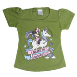 Newborn Girls Half Sleeves T-Shirt - Green, Kids, Newborn Girls T-Shirts, Chase Value, Chase Value
