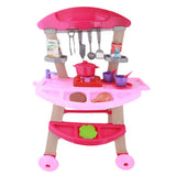 Kitchen Trolly Set For Kids - Pink, Kids, Cosmetic and Kitchen Sets, Chase Value, Chase Value