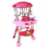 Kitchen Trolly Set For Kids - Pink, Kids, Cosmetic and Kitchen Sets, Chase Value, Chase Value