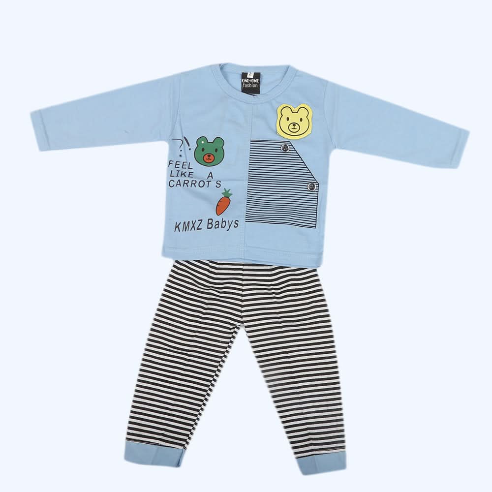 Newborn Boys Full Sleeves Suit - Blue, Kids, NB Boys Sets And Suits, Chase Value, Chase Value
