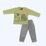 Newborn Boys Full Sleeves Suit - Green, Kids, NB Boys Sets And Suits, Chase Value, Chase Value