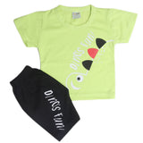 Newborn Boys Half Sleeves Suit - Light Green, Kids, New Born Boys Sets And Suits, Chase Value, Chase Value