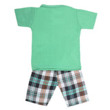 Boys Half Sleeves 2 Piece Suit - Green, Kids, Boys Sets And Suits, Chase Value, Chase Value
