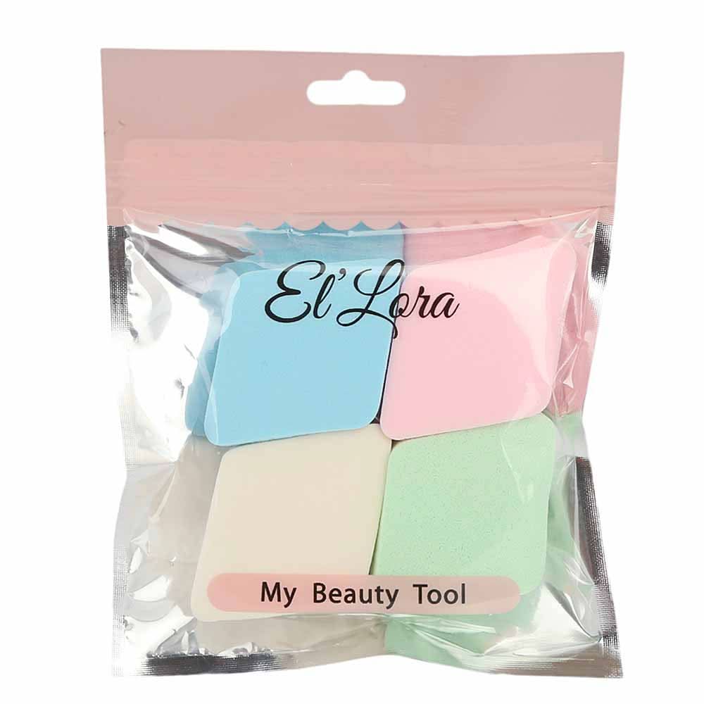Ellora Makeup Puff 4 Pcs, Beauty & Personal Care, Brushes And Applicators, Ellora, Chase Value