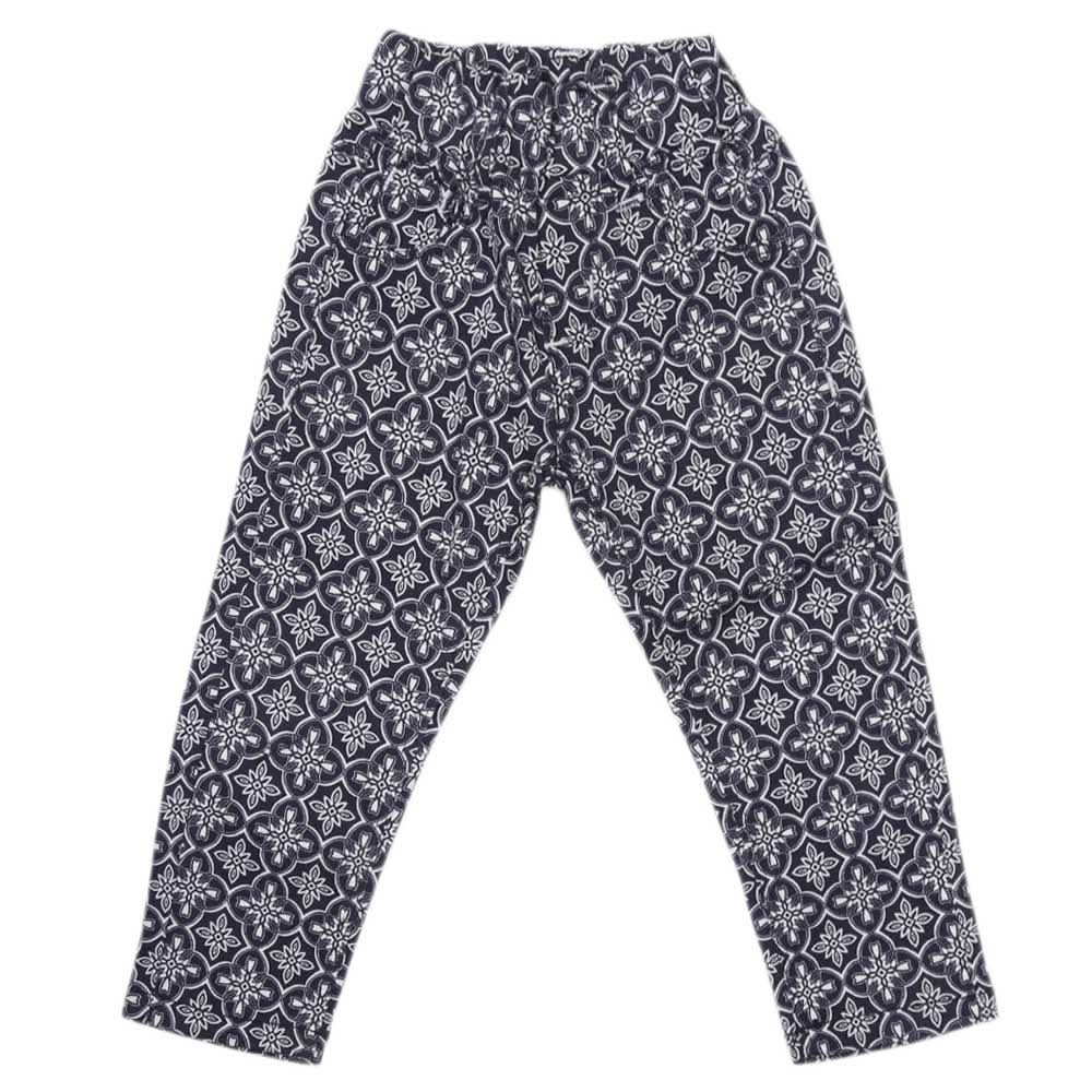 Girls Printed Pant - Navy Blue, Kids, Girls Sets And Suits, Chase Value, Chase Value