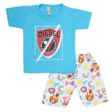 Boys Half Sleeves 2 Piece Suit - Blue, Kids, Boys Sets And Suits, Chase Value, Chase Value