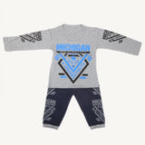 Boys Full Sleeves Suit 8704 - Grey, Kids, Boys Sets And Suits, Chase Value, Chase Value