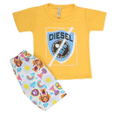 Boys Half Sleeves 2 Piece Suit - Yellow, Kids, Boys Sets And Suits, Chase Value, Chase Value