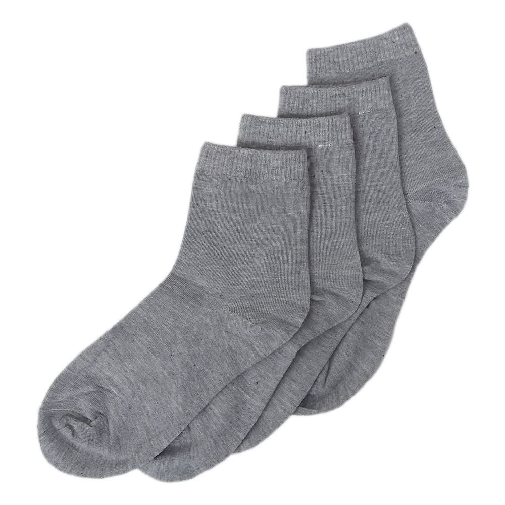 Men’s 2 Pieces Long Ankle Socks - Light Grey, Men, Mens Socks, Chase Value, Chase Value