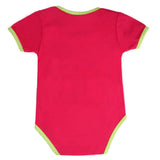 Newborn Girls Half Sleeves Romper - Dark Pink, Kids, Newborn Girls Rompers, Chase Value, Chase Value