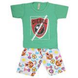 Boys Half Sleeves 2 Piece Suit - Green, Kids, Boys Sets And Suits, Chase Value, Chase Value