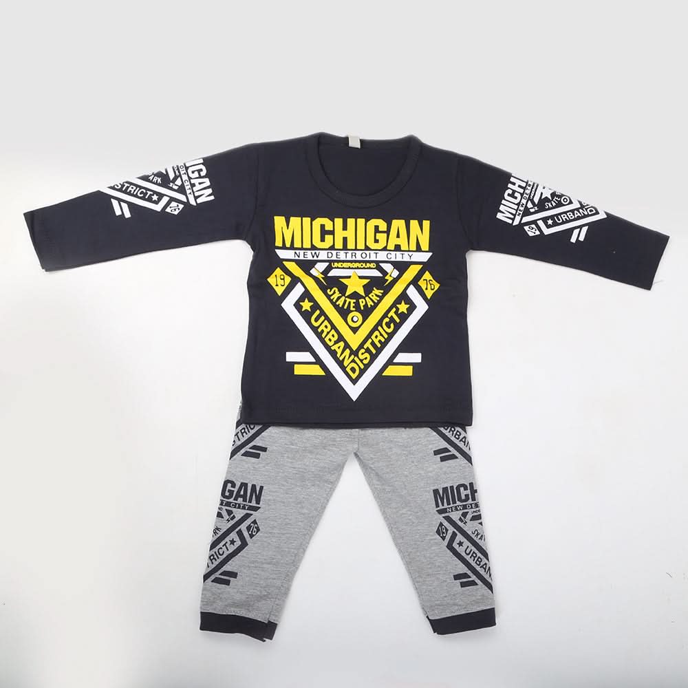 Boys Full Sleeves Suit 8704 - Navy Blue, Kids, Boys Sets And Suits, Chase Value, Chase Value