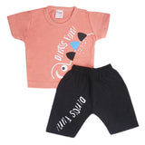 Newborn Boys Half Sleeves Suit - Peach, Kids, New Born Boys Sets And Suits, Chase Value, Chase Value