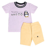 Newborn Boys Half Sleeves Suit - Purple, Kids, New Born Boys Sets And Suits, Chase Value, Chase Value