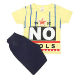 Boys Half Sleeves Short Suit SML CVC-41-Yellow, Kids, Boys Sets And Suits, Chase Value, Chase Value