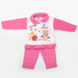 Newborn Girl Full Sleeves Polar Suit - Pink, Kids, NB Girls Sets And Suits, Chase Value, Chase Value