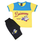 Boys Short Suit - Yellow, Kids, Boys Sets And Suits, Chase Value, Chase Value
