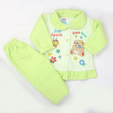Newborn Girl Full Sleeves Polar Suit - Green, Kids, NB Girls Sets And Suits, Chase Value, Chase Value