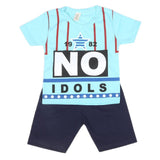 Boys Half Sleeves Short Suit SML CVC-41-Blue, Kids, Boys Sets And Suits, Chase Value, Chase Value