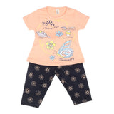 Girls Half Sleeves Tights Suits - Orange, Kids, Girls Sets And Suits, Chase Value, Chase Value