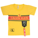Boys Half Sleeves T-Shirt - Yellow, Kids, Boys T-Shirts, Chase Value, Chase Value