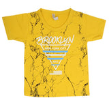 Boys Half Sleeves T-Shirt - Yellow, Kids, Boys T-Shirts, Chase Value, Chase Value
