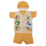 Newborn Boys Suits 3 Pcs - Orange, Kids, NB Boys Sets And Suits, Chase Value, Chase Value