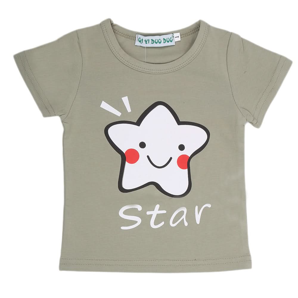 Newborn Boys T-Shirt - Light Green, Kids, NB Boys Shirts And T-Shirts, Chase Value, Chase Value
