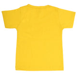 Boys Half Sleeves T-Shirt - Yellow, Kids, Boys T-Shirts, Chase Value, Chase Value