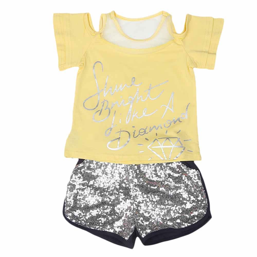 Girls Suit - Yellow, Kids, Girls Sets And Suits, Chase Value, Chase Value