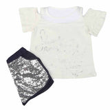 Girls Suit - White, Kids, Girls Sets And Suits, Chase Value, Chase Value