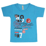 Boys Half Sleeves T-Shirt - Blue, Kids, Boys T-Shirts, Chase Value, Chase Value