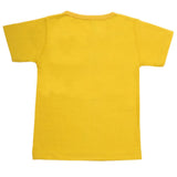 Boys Half Sleeves T-Shirt - Yellow, Kids, Boys T-Shirts, Chase Value, Chase Value