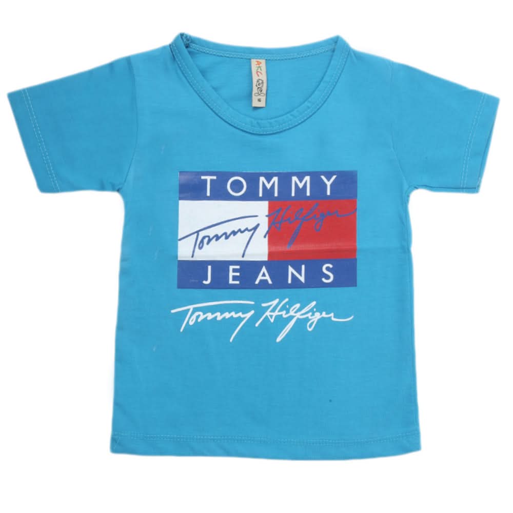 Boys Half Sleeves T-Shirt - Blue, Kids, Boys T-Shirts, Chase Value, Chase Value