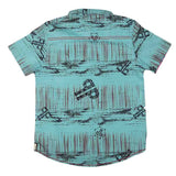 Boys Half Sleeves Printed Shirt - Sky Blue, Kids, Boys Shirts, Chase Value, Chase Value