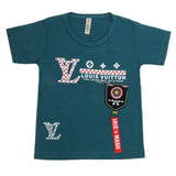 Boys Half Sleeves T-Shirt - Steel Green, Kids, Boys T-Shirts, Chase Value, Chase Value