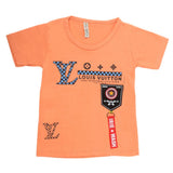 Boys Half Sleeves T-Shirt - Orange, Kids, Boys T-Shirts, Chase Value, Chase Value