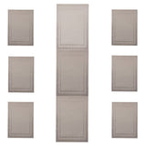 Table Mat with Runner 7Pcs - C - Beige, Home & Lifestyle, Mats, Chase Value, Chase Value